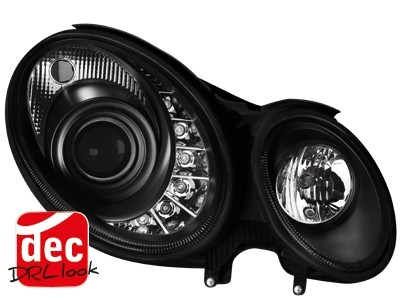 Headlights Mercedes-Benz E-Klasse Typ W211 Dayline 06-08 black