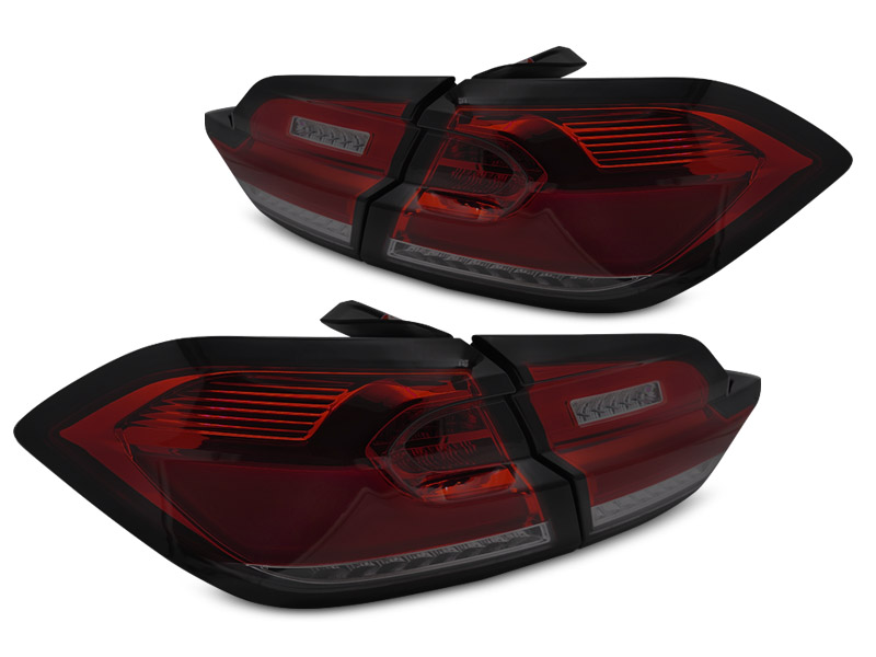 Taillights Ford Fiesta 18-21 Hatchback Dynamic LED Red/Smoke