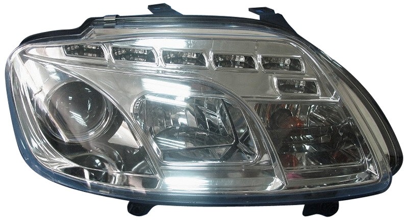 Headlights VW Touran chrome