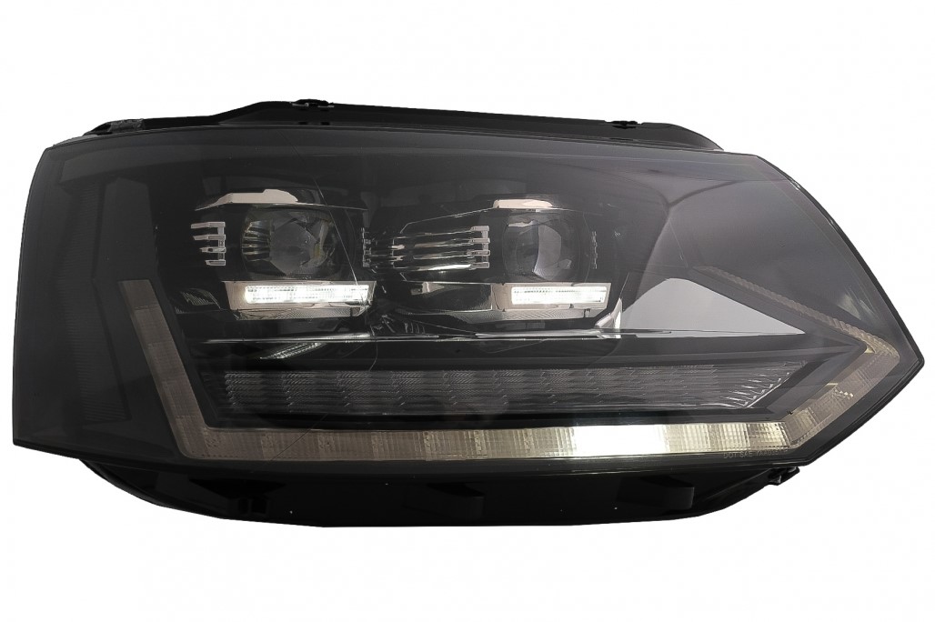 Headlights VW T5 09-.. Devil Eyes Dlite LED black