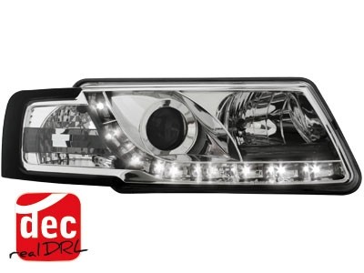 Headlights VW Passat 3B 96-00 Devil Eyes Dlite Chrome