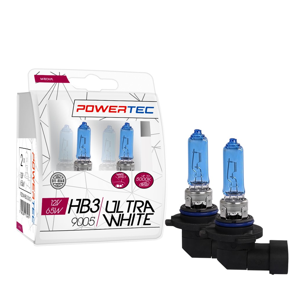 Mtech Powertec XenonBlue HB3 lampen 12V DUO