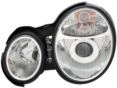 Headlights Mercedes E-Class W210 95-98 Chrome