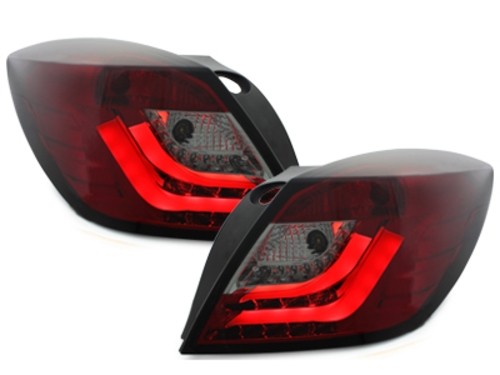 Taillights Opel Astra H GTC Tube LED red/smoke