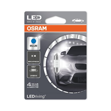 Osram SV8,5-8 31mm LED Blue