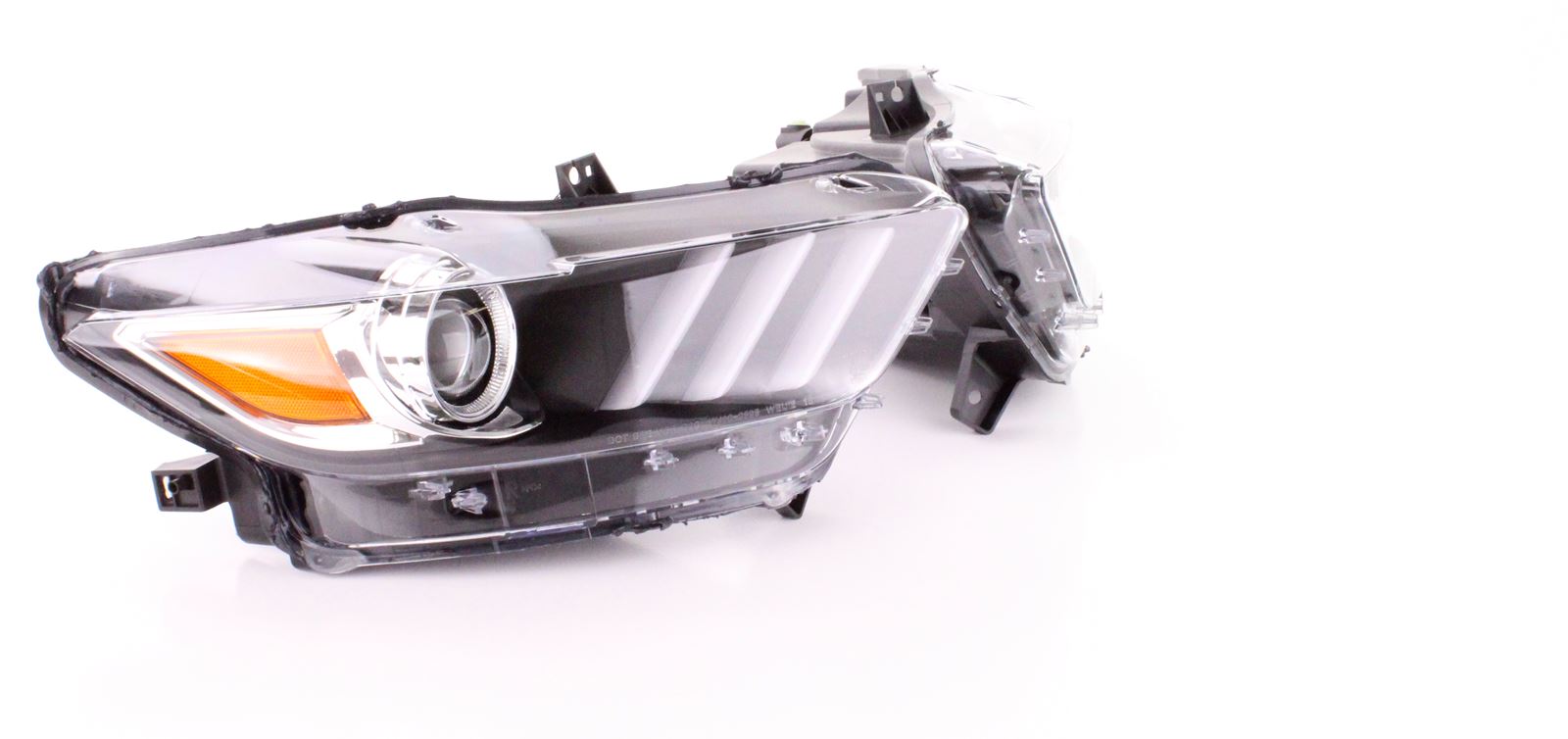 Headlights Ford Mustang VI Coupe Cabrio 14-17 Black Bi-Xenon