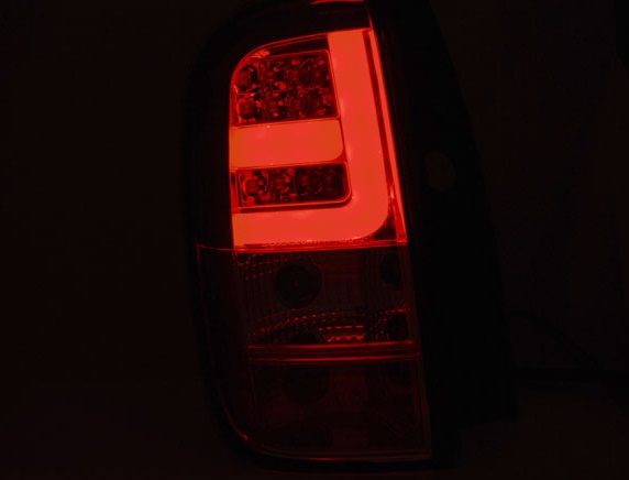 Taillights Dacia Duster with Lightbar and LED 11- clear/Smoke