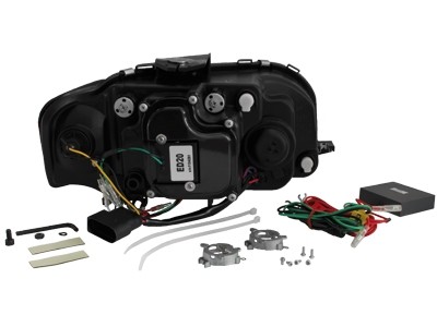 Headlights Audi A3 8P 03-08 Devil Eyes Dlite Black