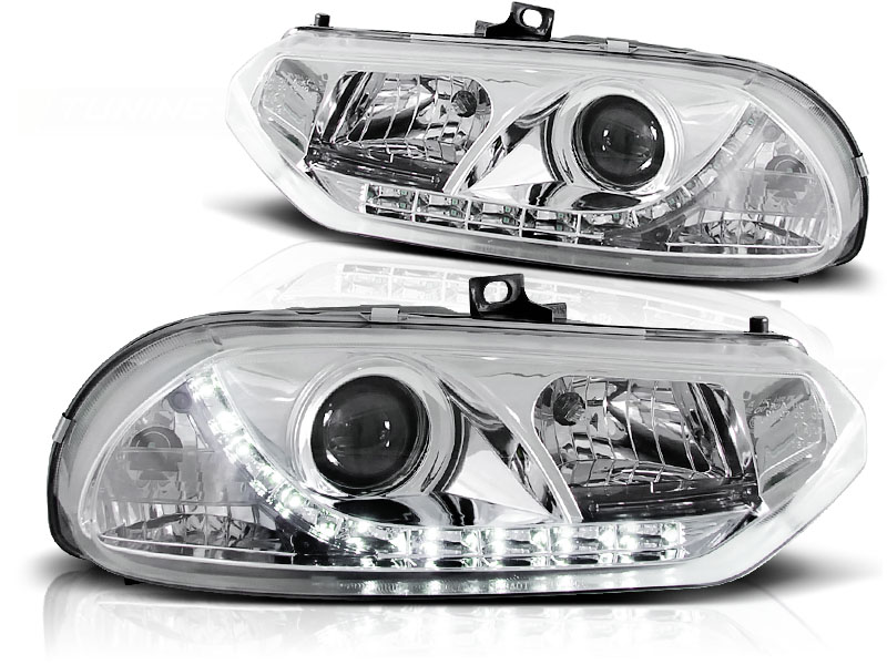 Headlights Alfa Romeo 156 LED Devil Eyes Dayline Chrome