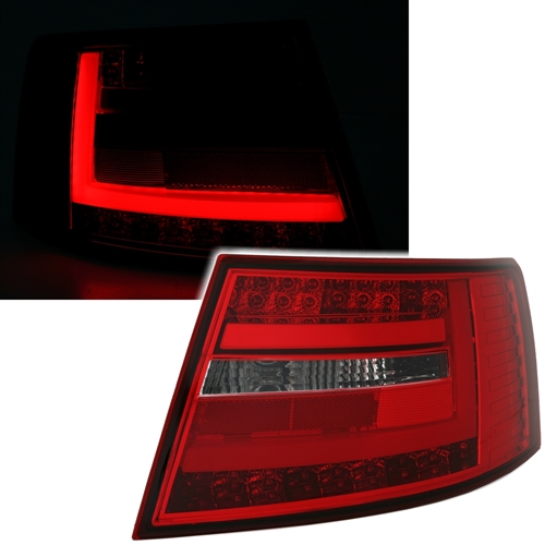 Taillights Audi A6 4F Sedan Tube LED Red