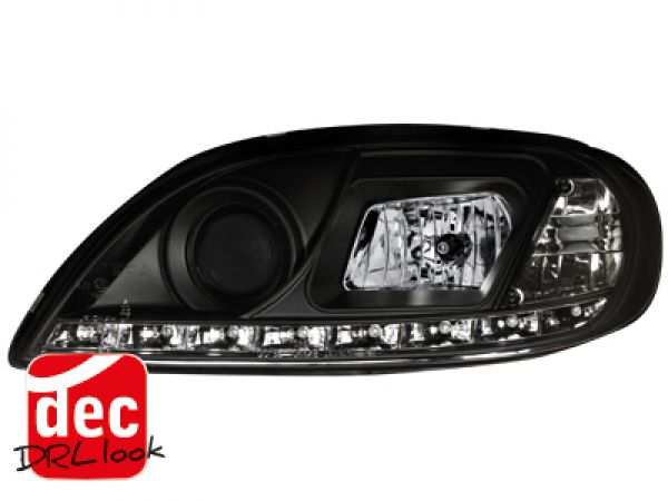 Headlights Citroen Saxo 00-04 Devil Eyes Dayline Black