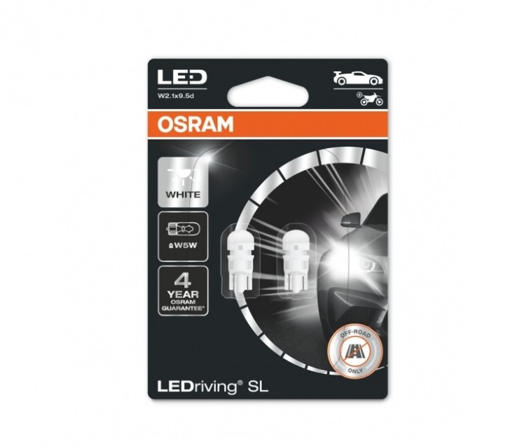 Osram T10 LED Cool White 6000K W5W