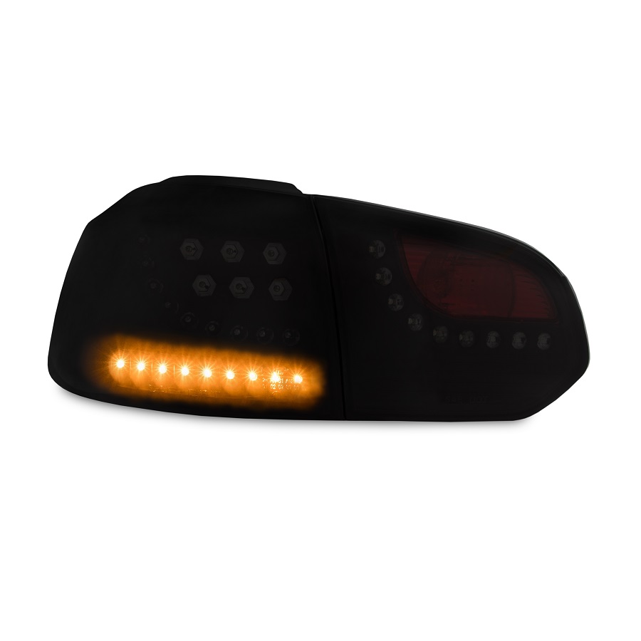 VW Golf VI (10/08-) Dynamic LED Tail Lights – Black (OUTLET)