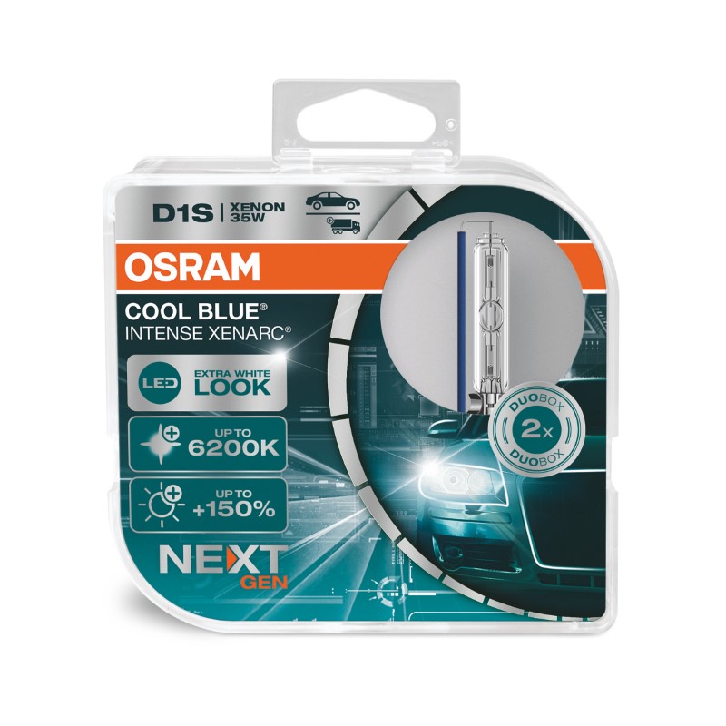 D1S Xenon lampen Osram Cool Blue Intense 35w DUO