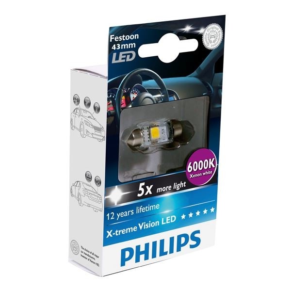 10.5x43 6000K - PHILIPS 12946B1