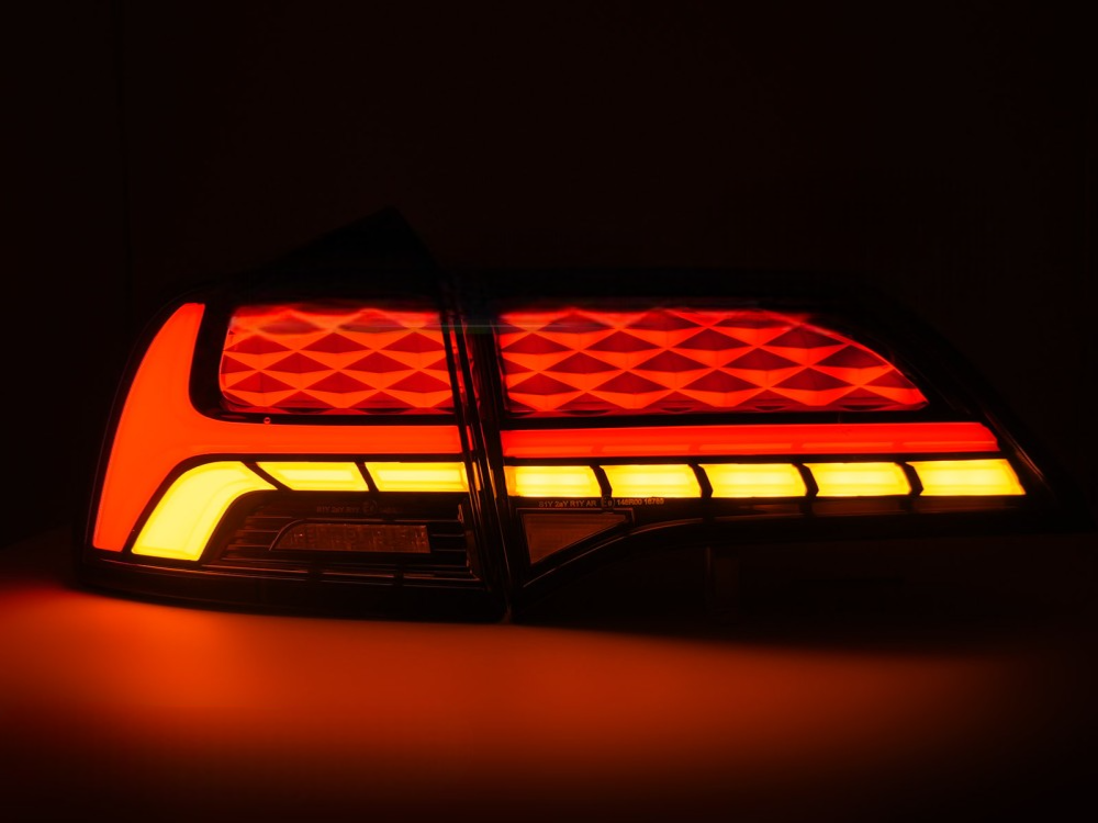 Taillights Tesla Model 3 LED Tube red/smoke