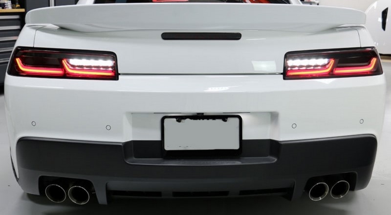 Tail Lights Chevrolet Camaro SS (2015-2017) LED Dynamic Turning Lights Smoke