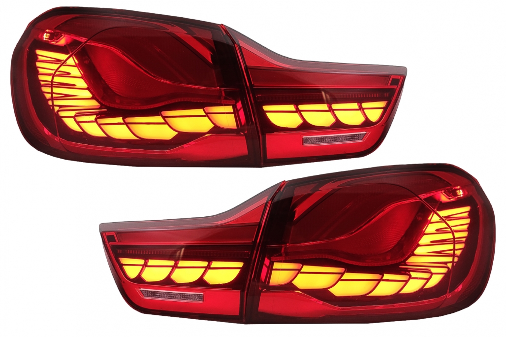 Taillights BMW F30 F35 F80 2011-2019 LCI Design OLED red