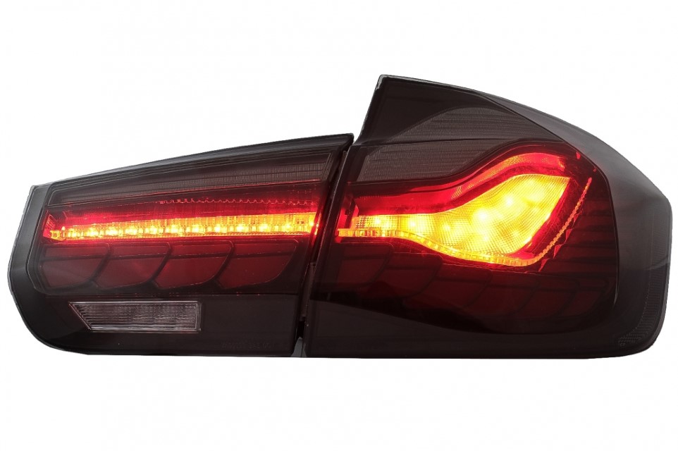 Taillights BMW F30 F35 F80 2011-2019 LCI Design OLED Smoke