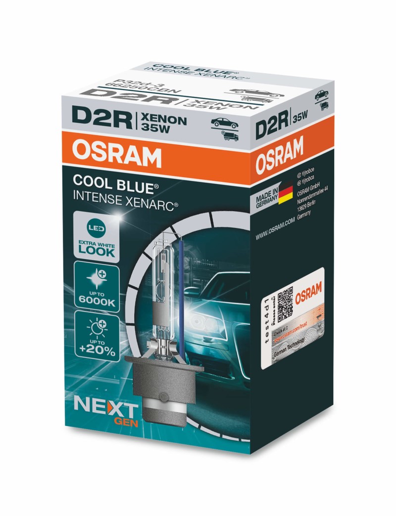 D2R Xenon lamp Osram Cool Blue Intense 35w