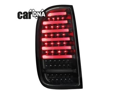 Taillights Dacia Duster LED 09-17 Black/Smoke