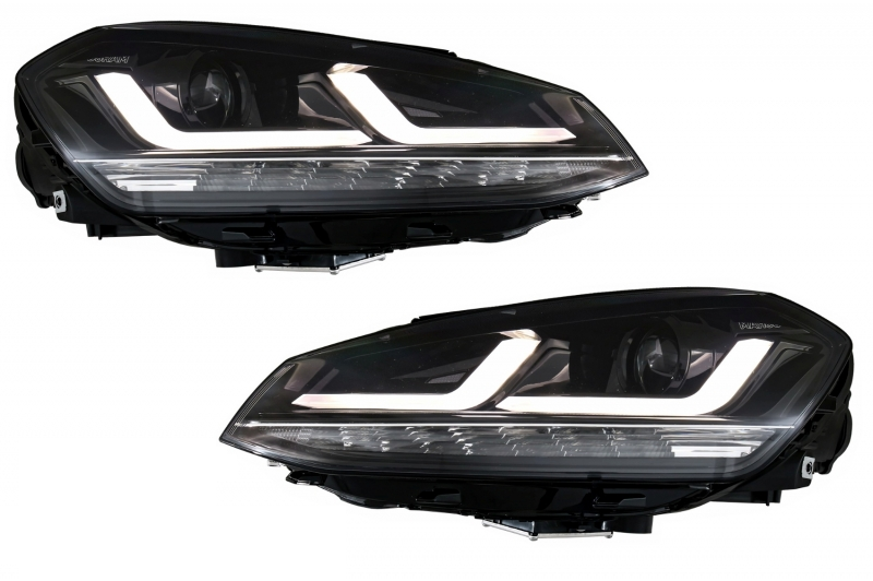 Headlights VW Golf VII OSRAM FULL LED Black (for Xenon and Halo DRL)