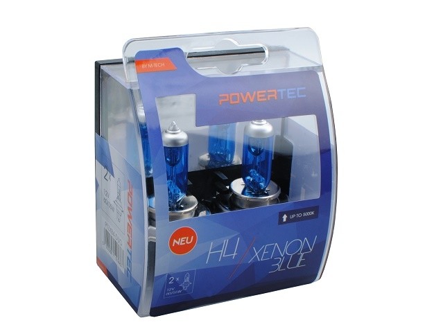 Mtech Powertec XenonBlue H4 lampen 12V DUO