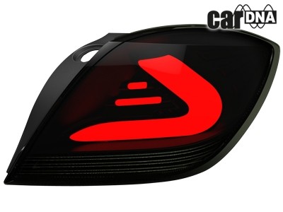 Taillights led Opel Atra H GTC 05-10 black/Smoke