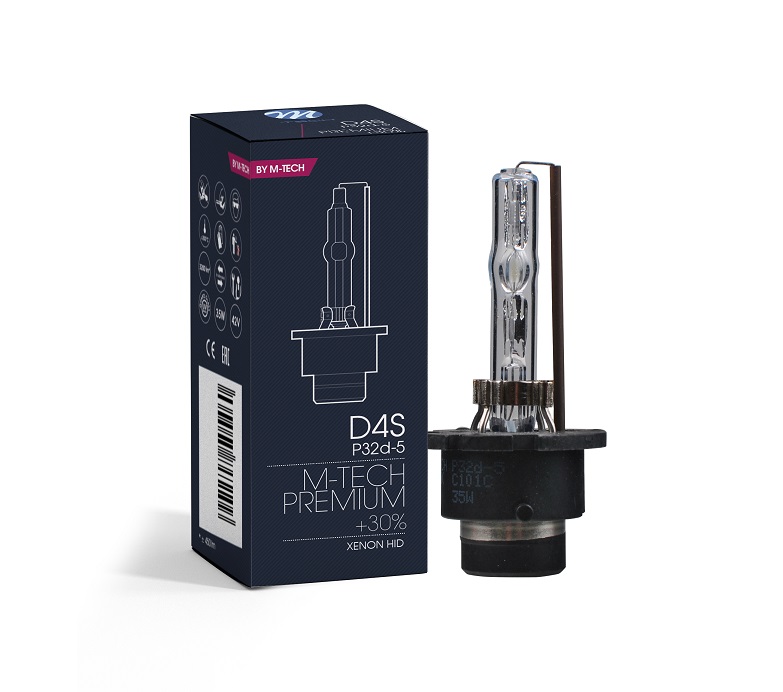 D4S 8000K M-tech Xenon lamp Premium +30