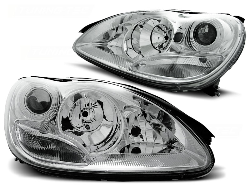Headlights Mercedes-Benz S-Class Type W220 Year 02-05 Chrome