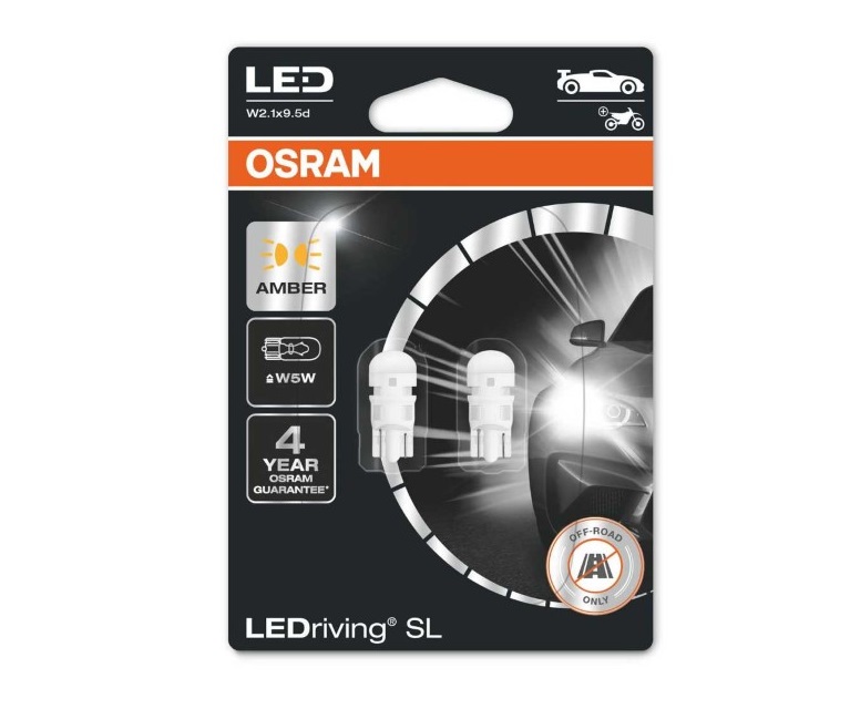 Osram T10 LED Cool White 6000K W5W