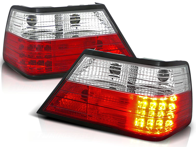 Taillights LED Mercedes E-Class W124 Red/clear