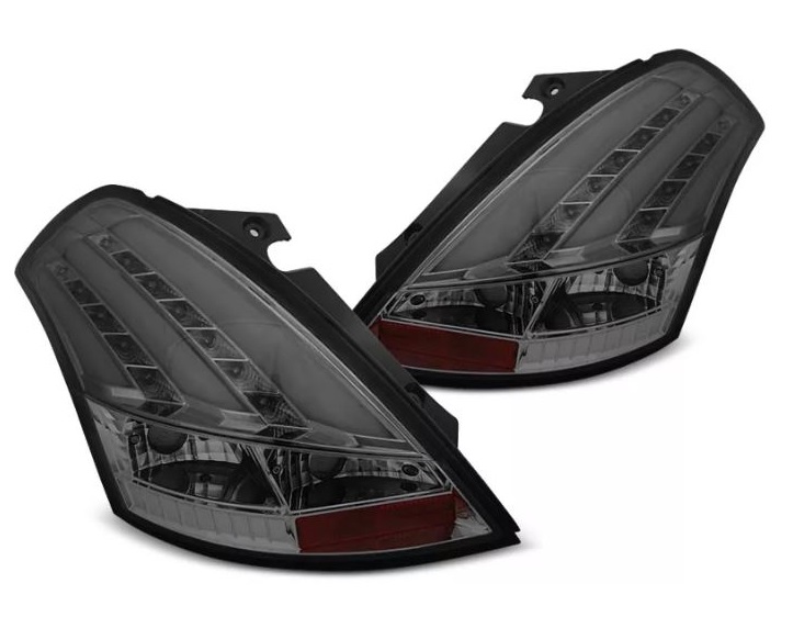 Taillights Suzuki Swift 9/10- LED Smoke