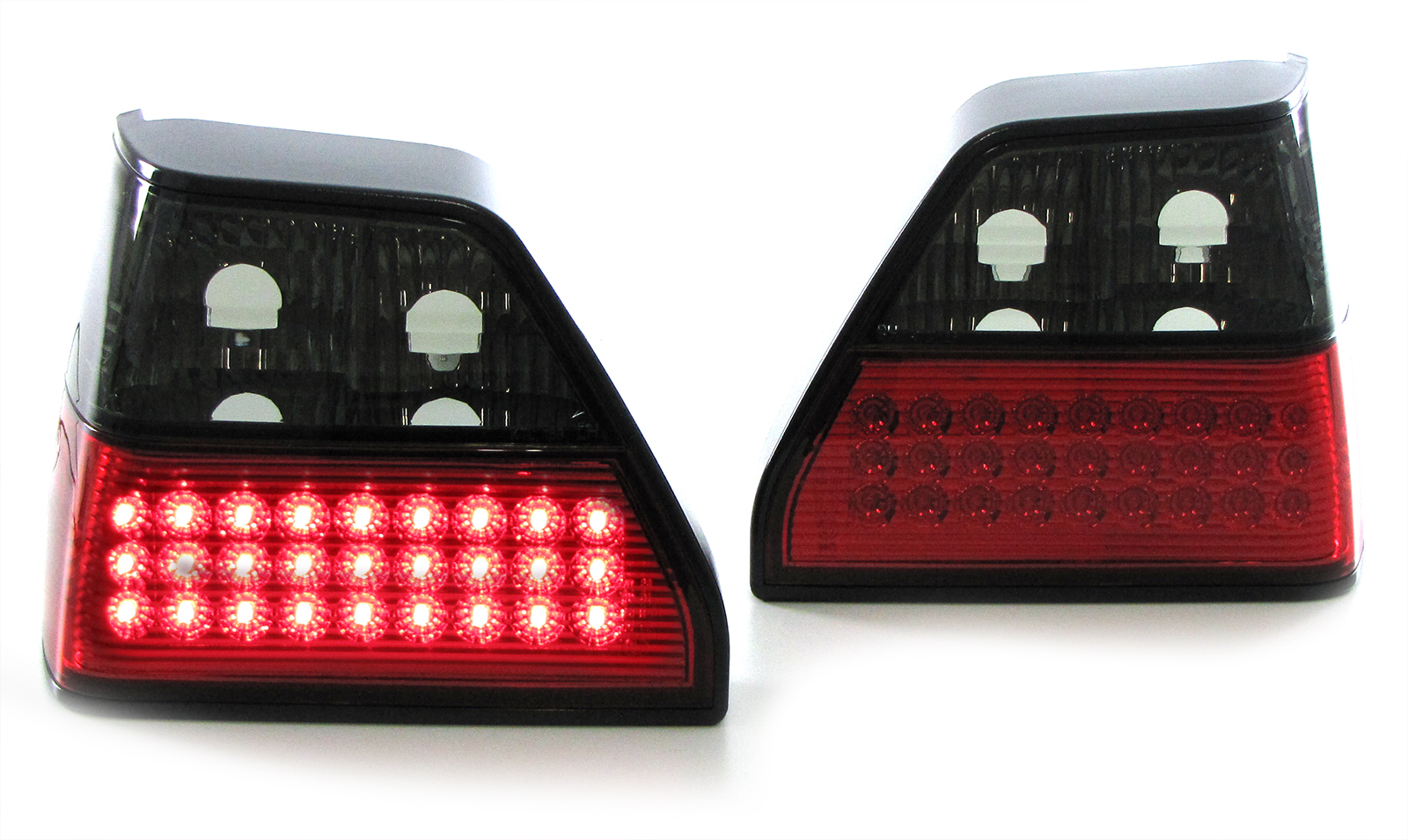 Taillights VW Golf II LED Red/White clear
