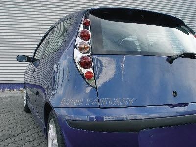 Taillights Fiat Punto 99-02, 3 door lexus Chrome