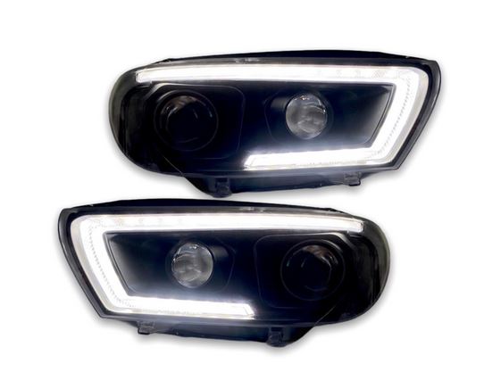 Headlights VW Scirocco lll 08- Devil Eyes Dlite Black