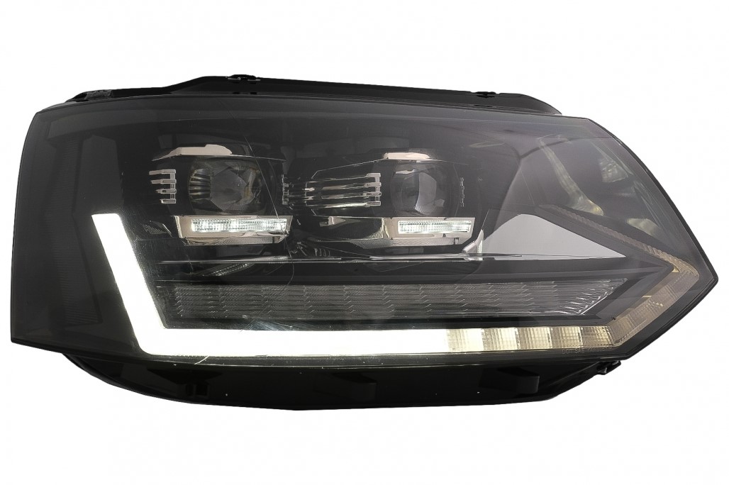 Headlights VW T5 09-.. Devil Eyes Dlite LED black