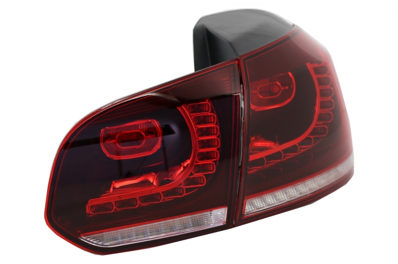 Taillights led VW Golf VI 10/08- R-look Dynamic red/Smoke