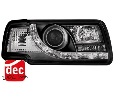 Headlights Audi 80 Devil Eyes Dayline Black