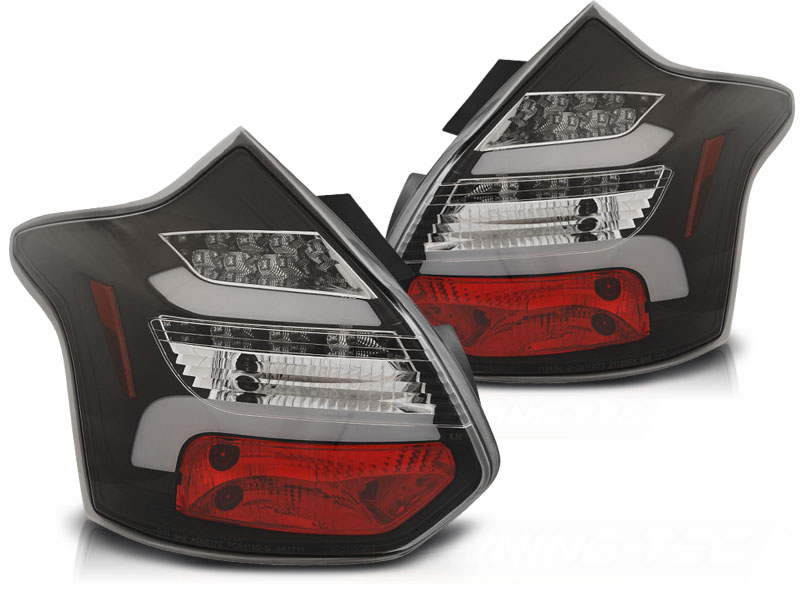 Ford Focus III 2011-2014 LED Dynamic Black Tail Lights