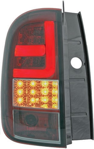 Taillights Dacia Duster with Lightbar and LED 11- red/Smoke