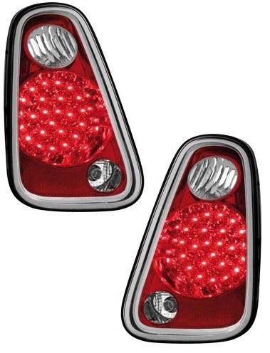Taillights Mini cooper LED Red/clear