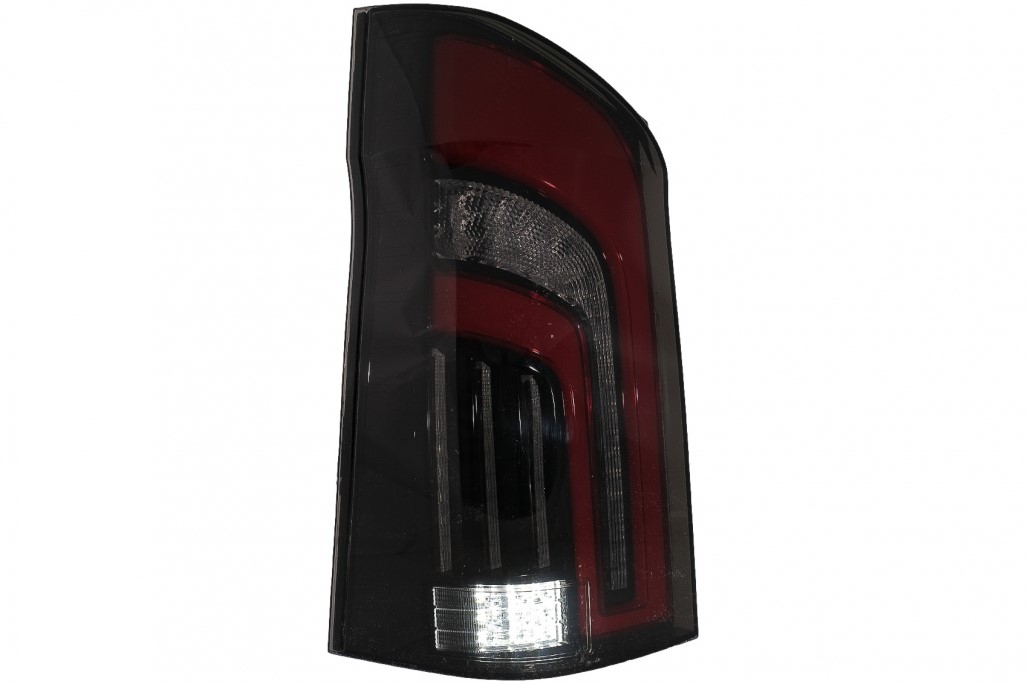 Full LED Taillights Smoke suitable for Mercedes V-Class W447 (2014-2019) Single Rear Door with Dynamic Sequential Turning Lights