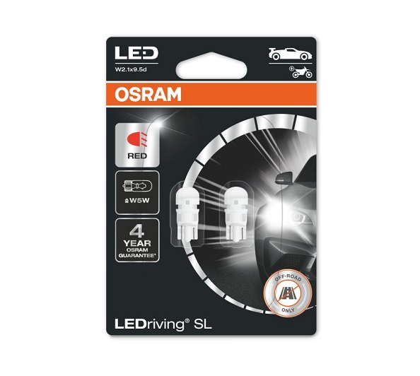 Osram T10 LED Cool White 6000K W5W