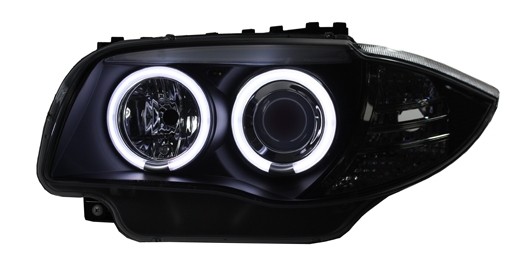 Headlights BMW E81/E87 Angel Eyes CCFL