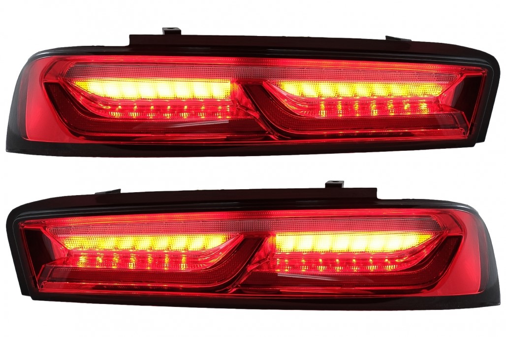 Taillights Chevrolet Camaro SS (2015-2017) LED Dynamic Turning Lights Smoke