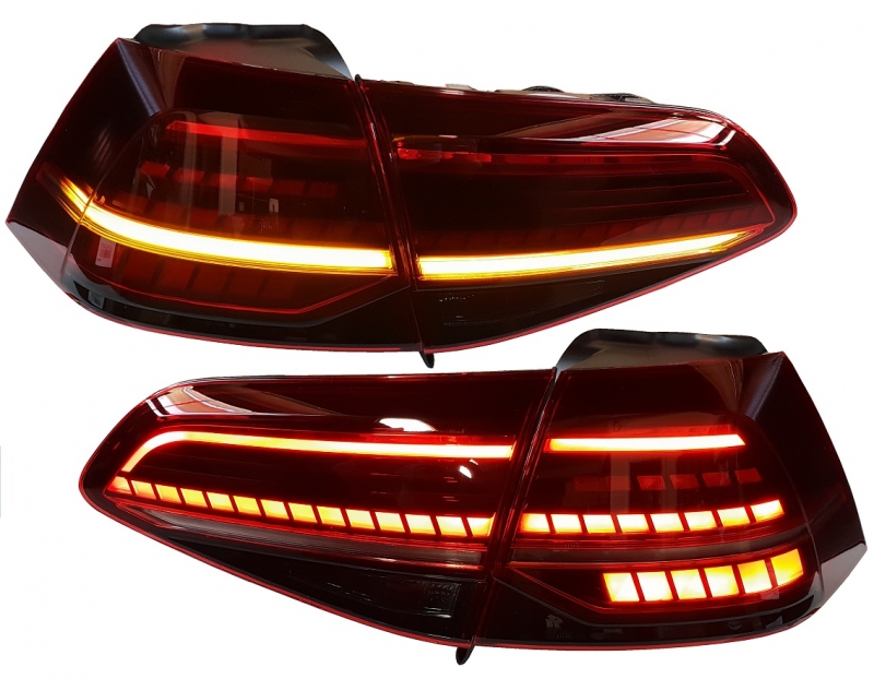 Taillights VW Golf VII Dynamic Facelift LED Cherry