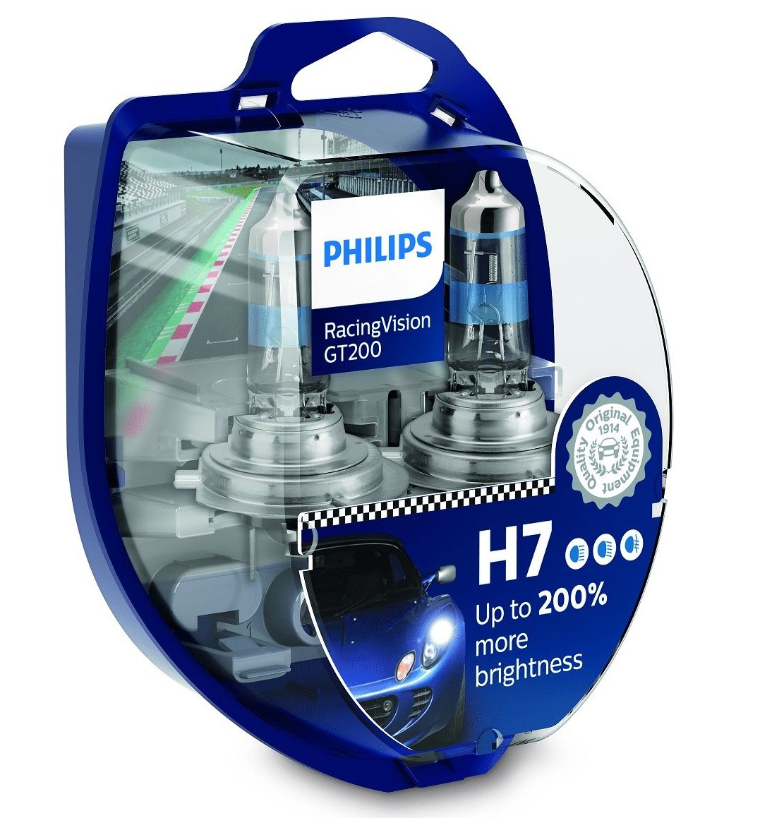 Philips H7 RacingVision +150% 12972RVS2 Duobox