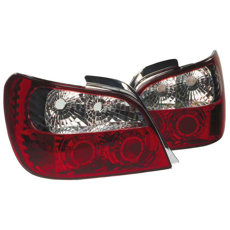 Taillights Subaru Impreza 01-.. lexus Chrome/Red