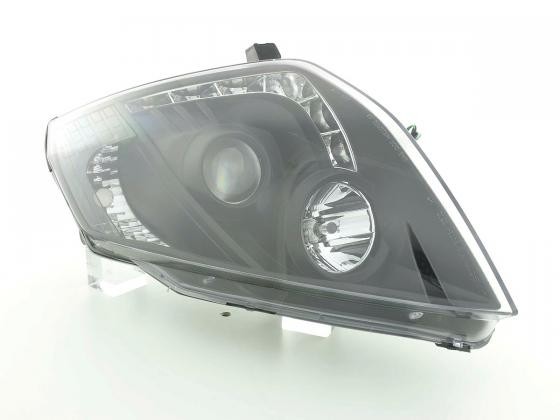 Headlights Nissan 350Z Devil eyes dayline black